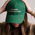 Baseball cap Mentally Somewhere Else Just Because Why 2