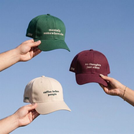 Baseball caps 3x Just Because Why 1