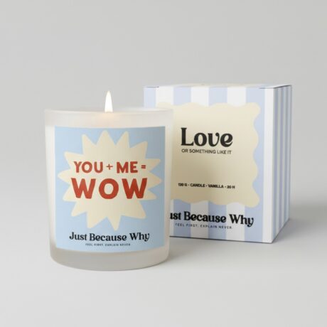 JBW Candle Valentines day gift for her for him scented candle YOU ME WOW