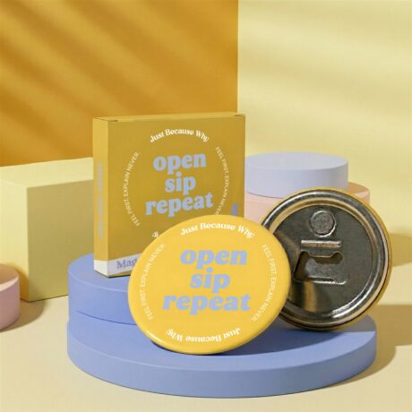 Magnetic Bottle Opener sip open repeat