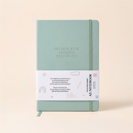 notebook a5 because even legends take notes green Just Because Why 2