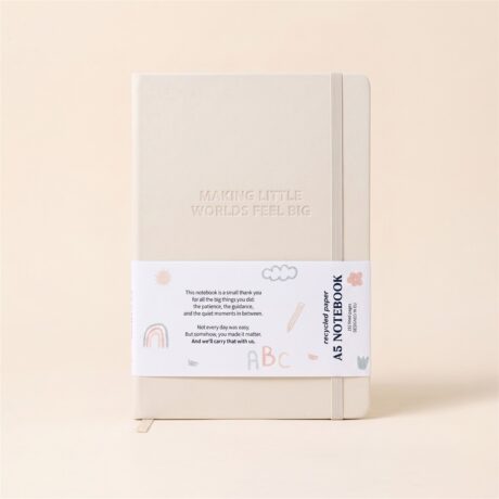 notebook a5 making little worlds feel big beige Just Because Why 2