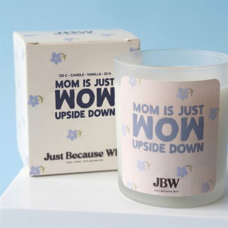 sveča mom wow jbw darilo za materinski dan 2